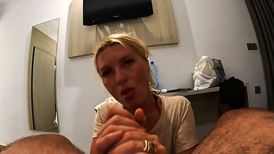 blonde babe sexy blonde blowjob
